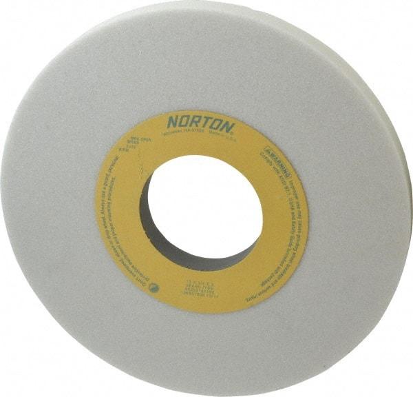 Norton - 10" Diam x 3" Hole x 3/4" Thick, J Hardness, 46 Grit Surface Grinding Wheel - Aluminum Oxide, Type 1, Coarse Grade, 2,485 Max RPM, Vitrified Bond, No Recess - All Tool & Supply