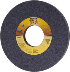 Norton - 10" Diam x 3" Hole x 1" Thick, H Hardness, 46 Grit Surface Grinding Wheel - Aluminum Oxide, Type 1, Coarse Grade, 2,485 Max RPM, Vitrified Bond, No Recess - All Tool & Supply