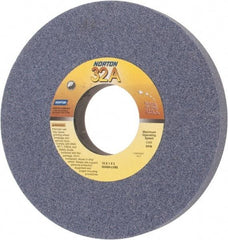 Norton - 10" Diam x 3" Hole x 1" Thick, L Hardness, 60 Grit Surface Grinding Wheel - Aluminum Oxide, Type 1, Medium Grade, 2,485 Max RPM, Vitrified Bond, No Recess - All Tool & Supply