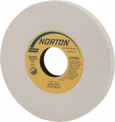 Norton - 12" Diam x 3" Hole x 1" Thick, K Hardness, 60 Grit Surface Grinding Wheel - Aluminum Oxide, Type 1, Medium Grade, 2,070 Max RPM, Vitrified Bond, No Recess - All Tool & Supply