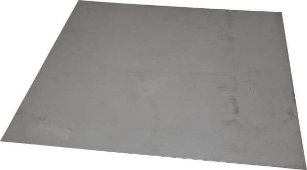 Made in USA - 0.036 Inch Thick x 12 Inch Wide x 12 Inch Long, 304 Stainless Steel Sheet - Cold Rolled, Bright Finish, #2B - All Tool & Supply