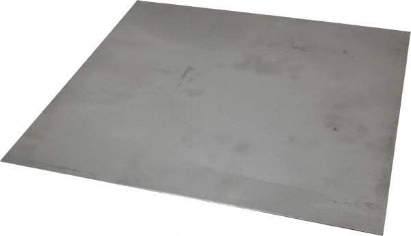 Made in USA - 0.048 Inch Thick x 12 Inch Wide x 12 Inch Long, 304 Stainless Steel Sheet - Cold Rolled, Bright Finish, #2B - All Tool & Supply