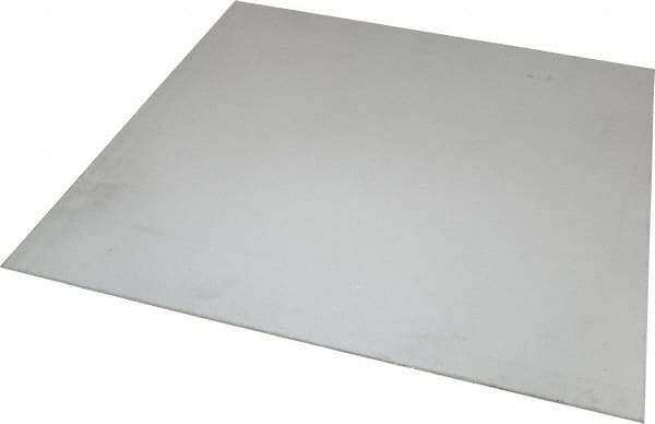 Value Collection - 0.06 Inch Thick x 12 Inch Wide x 12 Inch Long, 304 Stainless Steel Sheet - Cold Rolled, Bright Finish, #2B - All Tool & Supply