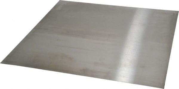 Value Collection - 0.06 Inch Thick x 12 Inch Wide x 12 Inch Long, 304 Stainless Steel Sheet - Intermediate Polished Finish, #4 - All Tool & Supply