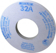 Norton - 12" Diam x 5" Hole x 1" Thick, I Hardness, 60 Grit Surface Grinding Wheel - Aluminum Oxide, Type 1, Medium Grade, 2,070 Max RPM, Vitrified Bond, No Recess - All Tool & Supply