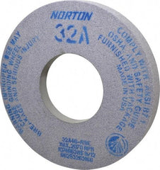 Norton - 12" Diam x 5" Hole x 1-1/2" Thick, I Hardness, 46 Grit Surface Grinding Wheel - Aluminum Oxide, Type 5, Coarse Grade, 2,070 Max RPM, Vitrified Bond, One-Side Recess - All Tool & Supply