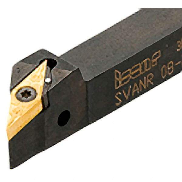 Iscar - SVAN, Right Hand Cut, 5/8" Shank Height x 5/8" Shank Width, Negative Rake Indexable Turning Toolholder - 4" OAL, VN..2.5-.. Insert Compatibility, Series Isoturn - All Tool & Supply