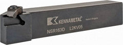 Kennametal - External Thread, Right Hand Cut, 25.4mm Shank Width x 25.4mm Shank Height Indexable Threading Toolholder - 152.4mm OAL, N.3R Insert Compatibility, NS Toolholder, Series Top Notch - All Tool & Supply