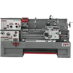 Jet - 14" Swing, 40" Between Centers, 230/460 Volt, Triple Phase Engine Lathe - 7MT Taper, 7-1/2 hp, 42 to 1,800 RPM, 3-1/8" Bore Diam, 40" Deep x 46-7/8" High x 97-1/2" Long - All Tool & Supply