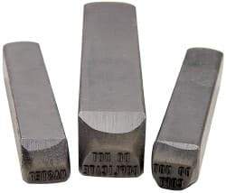 Made in USA - 1/16" Character Size, MASTER Character, Heavy Duty Individual Steel Stamp - Steel - All Tool & Supply