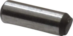 Value Collection - 1/16" Diam x 3/16" Pin Length Grade 8 Alloy Steel Standard Dowel Pin - C 50-58 Hardness, 800 Lb Breaking Strength, 1 Beveled & 1 Rounded End - All Tool & Supply