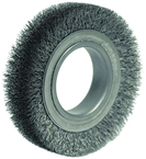 4-1/2" Diameter - 2" Arbor Hole - Crimped Steel Wire Straight Nylox Wheel - All Tool & Supply