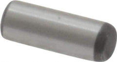 Value Collection - 3/32" Diam x 1/4" Pin Length Grade 8 Alloy Steel Standard Dowel Pin - C 50-58 Hardness, 1,800 Lb Breaking Strength, 1 Beveled & 1 Rounded End - All Tool & Supply