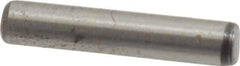 Value Collection - 3/32" Diam x 1/2" Pin Length Grade 8 Alloy Steel Standard Dowel Pin - C 50-58 Hardness, 1,800 Lb Breaking Strength, 1 Beveled & 1 Rounded End - All Tool & Supply