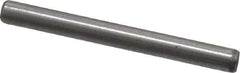 Value Collection - 1/8" Diam x 1-1/4" Pin Length Grade 8 Alloy Steel Standard Dowel Pin - C 50-58 Hardness, 3,200 Lb Breaking Strength, 1 Beveled & 1 Rounded End - All Tool & Supply