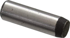 Value Collection - 3/16" Diam x 5/8" Pin Length Grade 8 Alloy Steel Standard Dowel Pin - C 50-58 Hardness, 7,200 Lb Breaking Strength, 1 Beveled & 1 Rounded End - All Tool & Supply