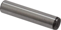 Value Collection - 3/16" Diam x 7/8" Pin Length Grade 8 Alloy Steel Standard Dowel Pin - C 50-58 Hardness, 7,200 Lb Breaking Strength, 1 Beveled & 1 Rounded End - All Tool & Supply