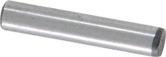 Value Collection - 3/16" Diam x 1" Pin Length Grade 8 Alloy Steel Standard Dowel Pin - C 50-58 Hardness, 7,200 Lb Breaking Strength, 1 Beveled & 1 Rounded End - All Tool & Supply