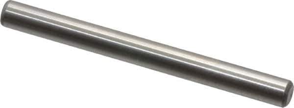 Value Collection - 3/16" Diam x 2" Pin Length Grade 8 Alloy Steel Standard Dowel Pin - C 50-58 Hardness, 7,200 Lb Breaking Strength, 1 Beveled & 1 Rounded End - All Tool & Supply