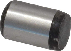 Value Collection - 5/16" Diam x 1/2" Pin Length Grade 8 Alloy Steel Standard Dowel Pin - C 50-58 Hardness, 20,000 Lb Breaking Strength, 1 Beveled & 1 Rounded End - All Tool & Supply