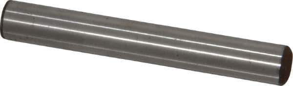 Value Collection - 5/16" Diam x 2-1/4" Pin Length Grade 8 Alloy Steel Standard Dowel Pin - C 50-58 Hardness, 20,000 Lb Breaking Strength, 1 Beveled & 1 Rounded End - All Tool & Supply