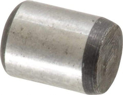 Value Collection - 3/8" Diam x 1/2" Pin Length Grade 8 Alloy Steel Standard Dowel Pin - C 50-58 Hardness, 28,700 Lb Breaking Strength, 1 Beveled & 1 Rounded End - All Tool & Supply