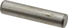 Value Collection - 3/8" Diam x 1-3/4" Pin Length Grade 8 Alloy Steel Standard Dowel Pin - C 50-58 Hardness, 28,700 Lb Breaking Strength, 1 Beveled & 1 Rounded End - All Tool & Supply