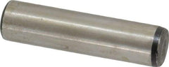 Value Collection - 7/16" Diam x 1-3/4" Pin Length Grade 8 Alloy Steel Standard Dowel Pin - C 50-58 Hardness, 39,100 Lb Breaking Strength, 1 Beveled & 1 Rounded End - All Tool & Supply