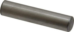 Value Collection - 7/16" Diam x 2" Pin Length Grade 8 Alloy Steel Standard Dowel Pin - C 50-58 Hardness, 39,100 Lb Breaking Strength, 1 Beveled & 1 Rounded End - All Tool & Supply