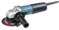 Makita - 4-1/2" Wheel Diam, 2,800 to 10,500 RPM, Corded Angle & Disc Grinder - 5/8-11 Spindle, 120 Volts, 12 Amps - All Tool & Supply