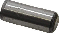 Value Collection - 1/2" Diam x 1-1/4" Pin Length Grade 8 Alloy Steel Standard Dowel Pin - C 50-58 Hardness, 51,000 Lb Breaking Strength, 1 Beveled & 1 Rounded End - All Tool & Supply