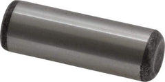 Value Collection - 1/2" Diam x 1-1/2" Pin Length Grade 8 Alloy Steel Standard Dowel Pin - C 50-58 Hardness, 51,000 Lb Breaking Strength, 1 Beveled & 1 Rounded End - All Tool & Supply