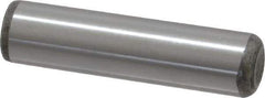 Value Collection - 1/2" Diam x 2" Pin Length Grade 8 Alloy Steel Standard Dowel Pin - C 50-58 Hardness, 51,000 Lb Breaking Strength, 1 Beveled & 1 Rounded End - All Tool & Supply