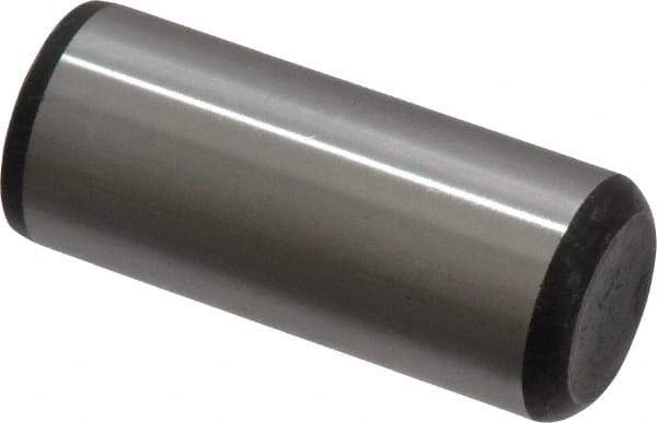 Value Collection - 5/8" Diam x 1-1/2" Pin Length Grade 8 Alloy Steel Standard Dowel Pin - C 50-58 Hardness, 79,800 Lb Breaking Strength, 1 Beveled & 1 Rounded End - All Tool & Supply