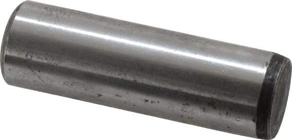 Value Collection - 5/8" Diam x 2" Pin Length Grade 8 Alloy Steel Standard Dowel Pin - C 50-58 Hardness, 79,800 Lb Breaking Strength, 1 Beveled & 1 Rounded End - All Tool & Supply