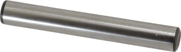 Value Collection - 5/8" Diam x 4-1/2" Pin Length Grade 8 Alloy Steel Standard Dowel Pin - C 50-58 Hardness, 79,800 Lb Breaking Strength, 1 Beveled & 1 Rounded End - All Tool & Supply