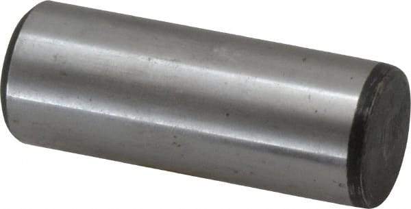 Value Collection - 3/4" Diam x 2" Pin Length Grade 8 Alloy Steel Standard Dowel Pin - C 50-58 Hardness, 114,000 Lb Breaking Strength, 1 Beveled & 1 Rounded End - All Tool & Supply