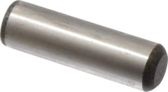 Value Collection - 3/4" Diam x 2-1/2" Pin Length Grade 8 Alloy Steel Standard Dowel Pin - C 50-58 Hardness, 114,000 Lb Breaking Strength, 1 Beveled & 1 Rounded End - All Tool & Supply