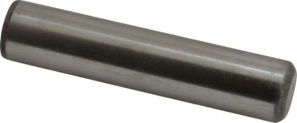 Value Collection - 3/4" Diam x 3-1/2" Pin Length Grade 8 Alloy Steel Standard Dowel Pin - C 50-58 Hardness, 114,000 Lb Breaking Strength, 1 Beveled & 1 Rounded End - All Tool & Supply