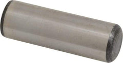 Value Collection - 1" Diam x 3" Pin Length Grade 8 Alloy Steel Standard Dowel Pin - C 50-58 Hardness, 204,000 Lb Breaking Strength, 1 Beveled & 1 Rounded End - All Tool & Supply