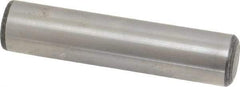 Value Collection - 1" Diam x 4-1/2" Pin Length Grade 8 Alloy Steel Standard Dowel Pin - C 50-58 Hardness, 204,000 Lb Breaking Strength, 1 Beveled & 1 Rounded End - All Tool & Supply