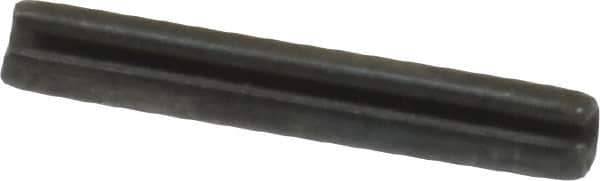 Made in USA - 3/32" Diam x 5/8" Long Slotted Spring Pin - Grade 1070-1090 Alloy Steel, Black Oxide Finish - All Tool & Supply