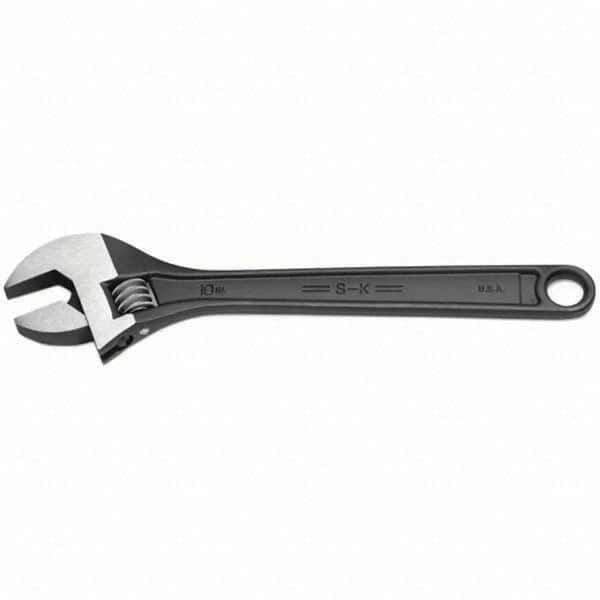 SK - Adjustable Wrench - Black Oxide Finish - All Tool & Supply