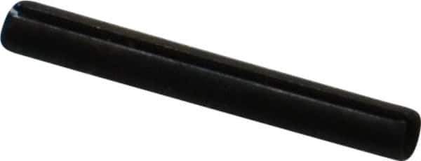 Made in USA - 1/16" Diam x 1/2" Long Slotted Spring Pin - Grade 1070-1090 Alloy Steel, Black Oxide Finish - All Tool & Supply