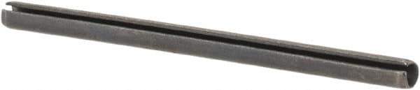 Made in USA - 1/16" Diam x 1" Long Slotted Spring Pin - Grade 1070-1090 Alloy Steel, Black Oxide Finish - All Tool & Supply