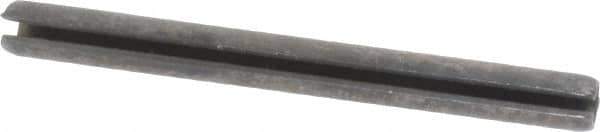 Made in USA - 1/8" Diam x 1-3/8" Long Slotted Spring Pin - Grade 1070-1090 Alloy Steel, Black Oxide Finish - All Tool & Supply