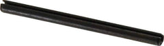 Made in USA - 1/8" Diam x 1-3/4" Long Slotted Spring Pin - Grade 1070-1090 Alloy Steel, Black Oxide Finish - All Tool & Supply