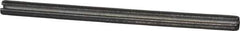 Made in USA - 1/8" Diam x 2" Long Slotted Spring Pin - Grade 1070-1090 Alloy Steel, Black Oxide Finish - All Tool & Supply