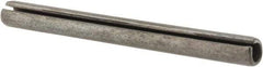 Made in USA - 3/16" Diam x 2" Long Slotted Spring Pin - Grade 1070-1090 Alloy Steel, Black Oxide Finish - All Tool & Supply