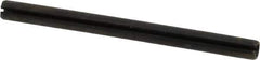 Made in USA - 3/16" Diam x 2-1/2" Long Slotted Spring Pin - Grade 1070-1090 Alloy Steel, Black Oxide Finish - All Tool & Supply